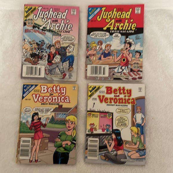 Vintage lot of 18 Archie Digest Library various titles see photos.Used condition - Picture 2 of 6
